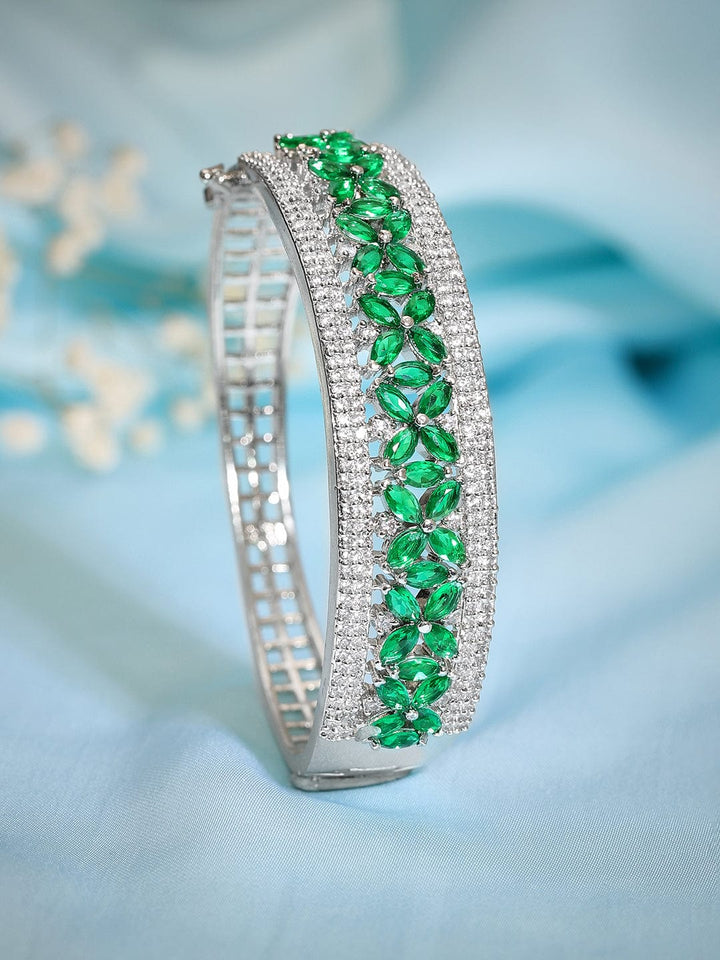 As Seen On - Rubans AD Green Rail Bracelet Bangles & Bracelets