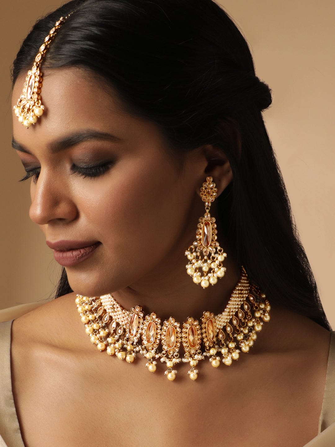 Rubans 22K Gold Plated Jewellery Set Jewellery Sets