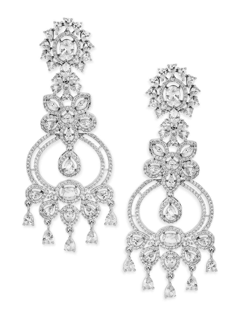 Rubans Elegant AD Festive Danglings Earrings