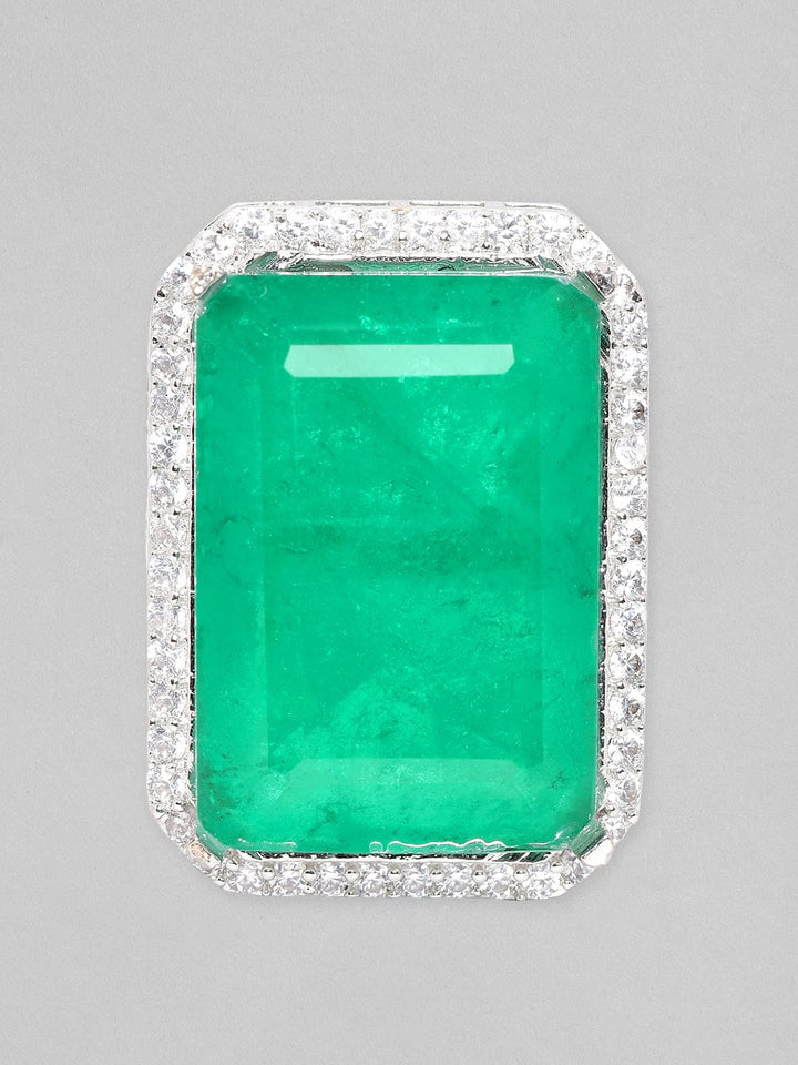 Rubans Emerald Cocktail Ring Rings