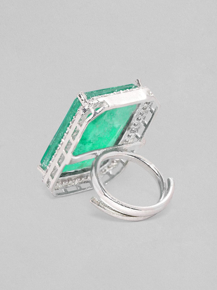 Rubans Emerald Cocktail Ring Rings