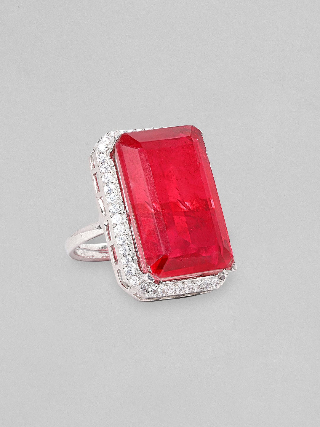 Rubans Ruby Cocktail Ring Rings